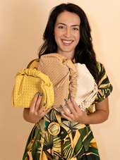 Meriwood Scrunch Handle Handbag
