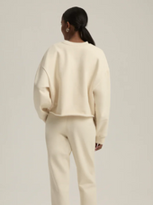 Cropped Collegiate Sweatshirt