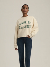 Cropped Collegiate Sweatshirt