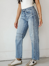 High Rise Barrel Jeans