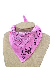 PHI MU Cotton Bandana