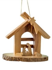 Grotto with Nativity under Arch - 3"