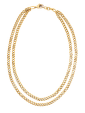 Double Stacked Chain Necklace