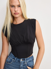 Sleeveless Corset Top