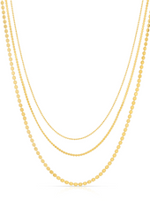 Ball Bead Trio Necklace