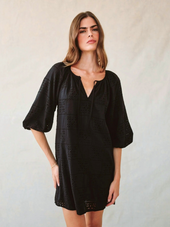 Pullover Puff Sleeve Dress