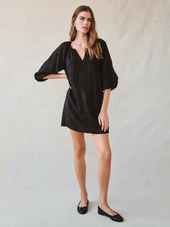 Pullover Puff Sleeve Dress