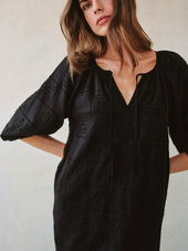 Pullover Puff Sleeve Dress