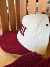 Corduroy Maroon Starkville hat