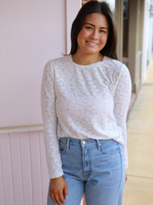 Mesh Flowers Tee