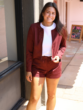 Farrah's Faux Suede Zip Jacket Farrah's Faux Suede Zip Jacket