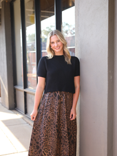 Italian Lace Knit Top