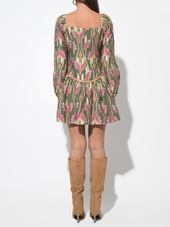 Coralie Drop Waist Floral Mini Dress Coralie Drop Waist Floral Mini Dress