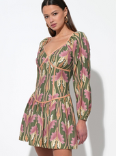 Coralie Drop Waist Floral Mini Dress