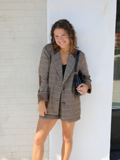 Piper Herringbone Shorts