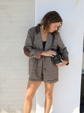Piper Herringbone Blazer