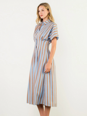 Striped Collared Dress