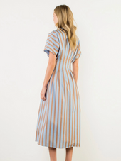 Striped Collared Dress