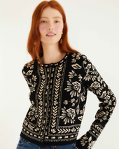 Flower Bloom Knit Cardigan
