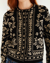 Flower Bloom Knit Cardigan
