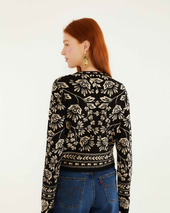 Flower Bloom Knit Cardigan