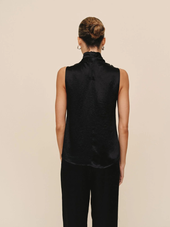 Scarf Neck Blouse