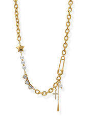 Lustre Charm Necklace