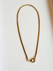 Waterproof Thick Chain with Buckle Clasp Necklace