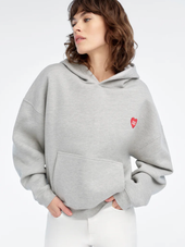 The Favorite Daughter Heart Emb Hoodie