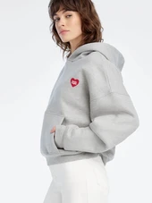The Favorite Daughter Heart Emb Hoodie