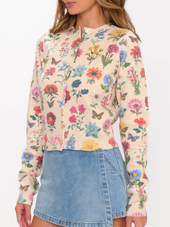 Cafe Cardigan Floral