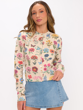 Cafe Cardigan Floral
