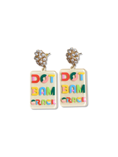Dot! Bam! Crack! Earring