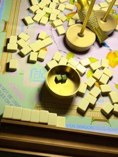 Mahjong Floral Dice and Bowl Sets