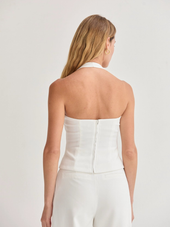 Sasha Tailored Halter Top