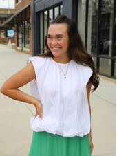 Bubble Hem Top
