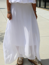 Flowing Midi Skirt