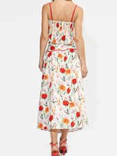 Aurora Floral Print Maxi Skirt