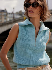Clifford Half Zip Tank
