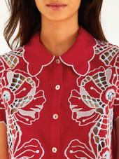 Blouse With Embroidery