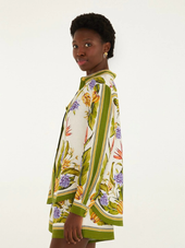 Tropical Scarf Sand Shirt