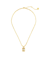 Meghan Bezel Pendant Necklace