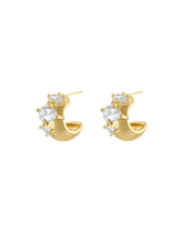 Indie Marquise Hoop Earring
