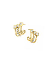 Isabelle Triple Stud Earring