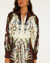 Millena Winter White Midi Dress