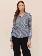 Seamed Button Down Shirt