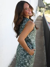 Dariel Jacquard Mini Dress