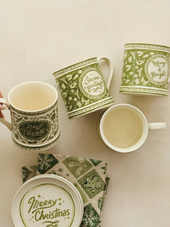 Stoneware Holiday Mug
