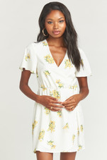 Andrea Wrap Dress in Sunny Side Floral