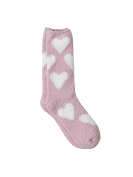 CozyChic® Heart Print Sock